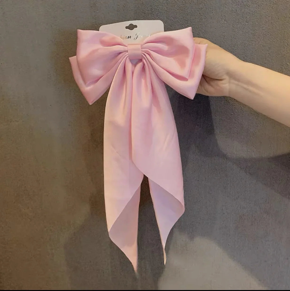 'XOXO' Large Satin Bow