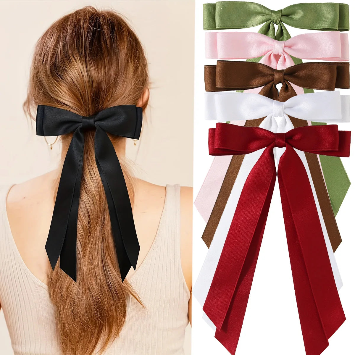 Madeleine Vintage Large Satin Bow